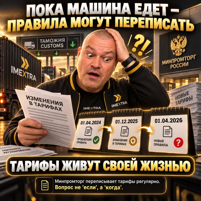 Постер: «Пока машина едет — правила могут переписать»: тарифы живут своей жизнью, второй вариант