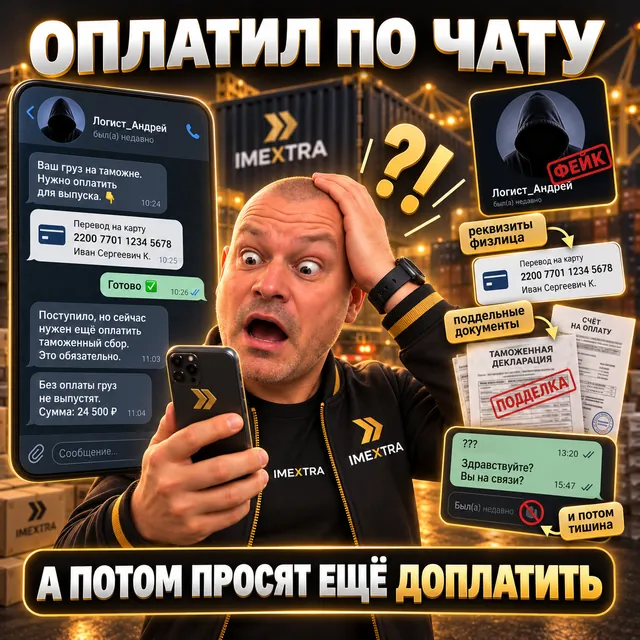 Постер: «Оплатил по чату» — а потом просят ещё доплатить